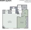 1 bedroom with den floor plan